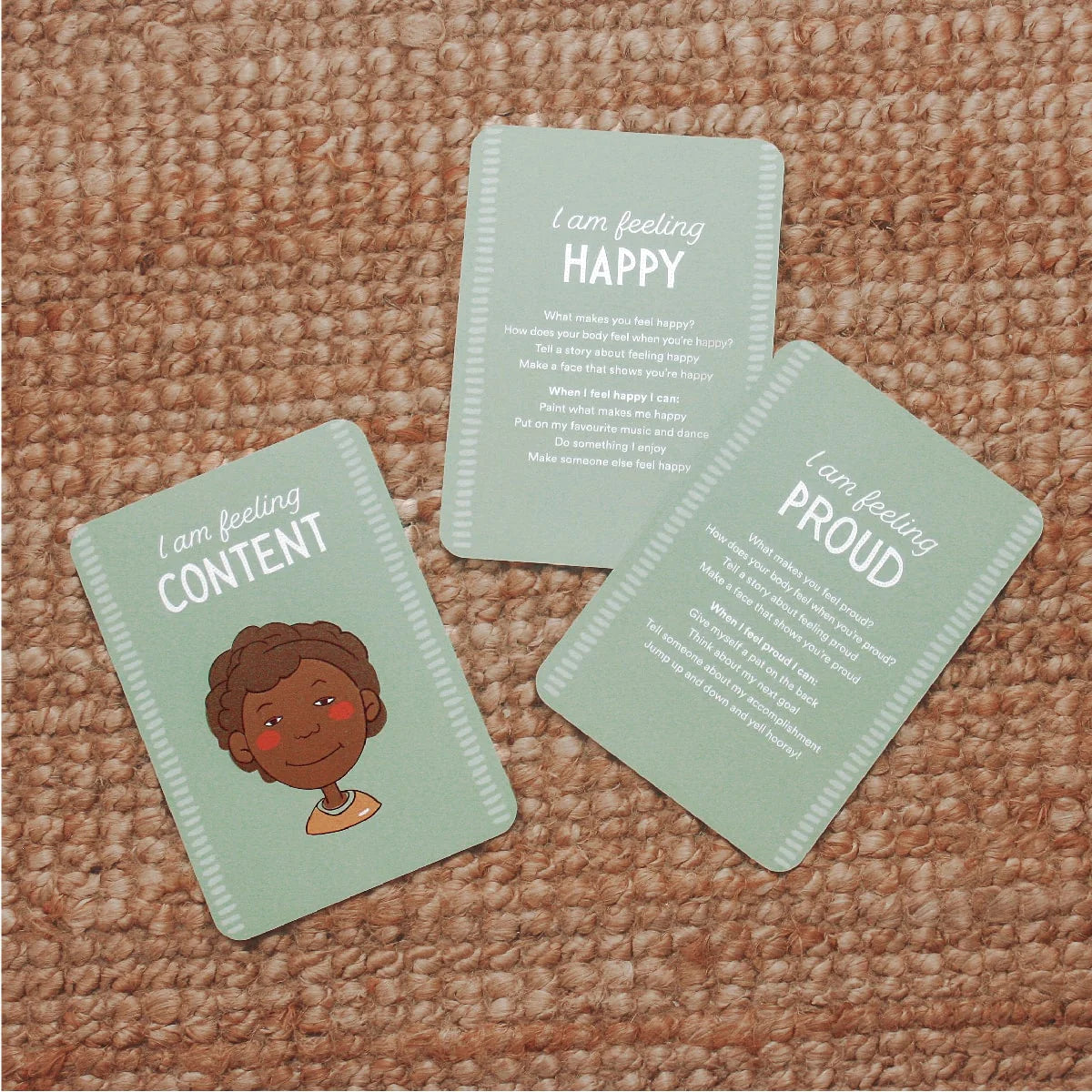 Creative Sprout Kids Emotion Affirmation Cards - Positive Affirmations for Children's Emotional Growth - Perfect for Therapy, Classroom & Home Use