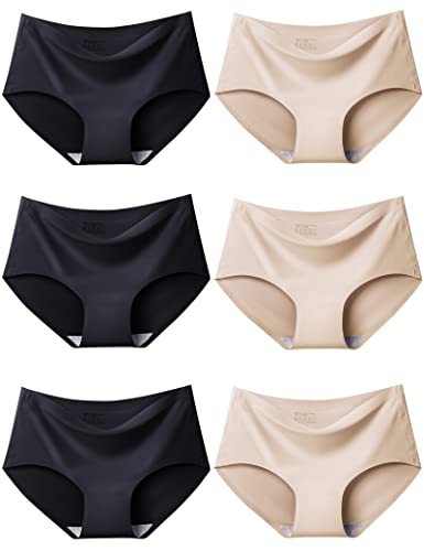 3 Black & 3 Beige