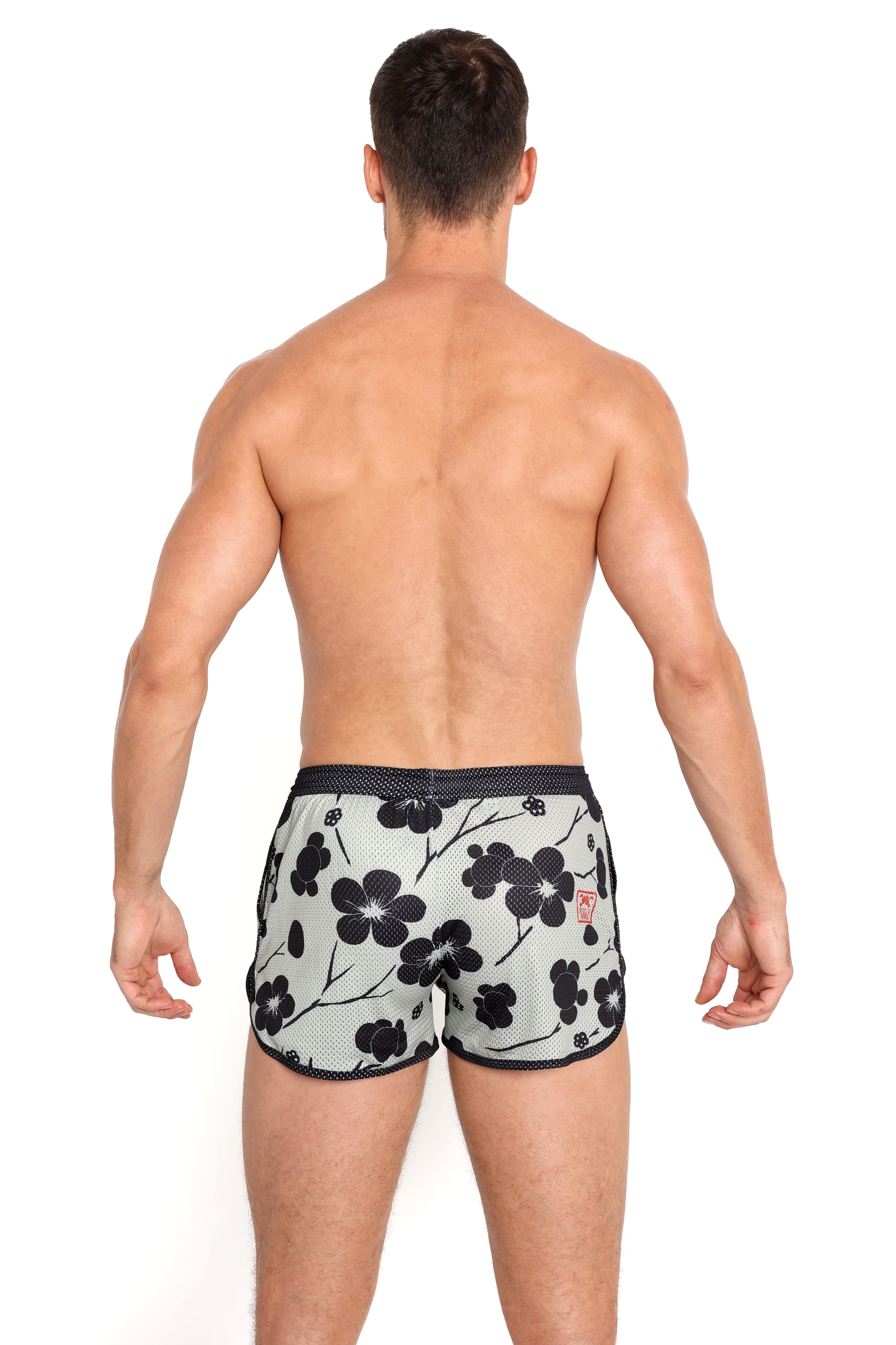 Japanese Floral Mesh Shorts - Breathable & Stylish Women's Summer Shorts for Casual Wear, Beach, and Yoga