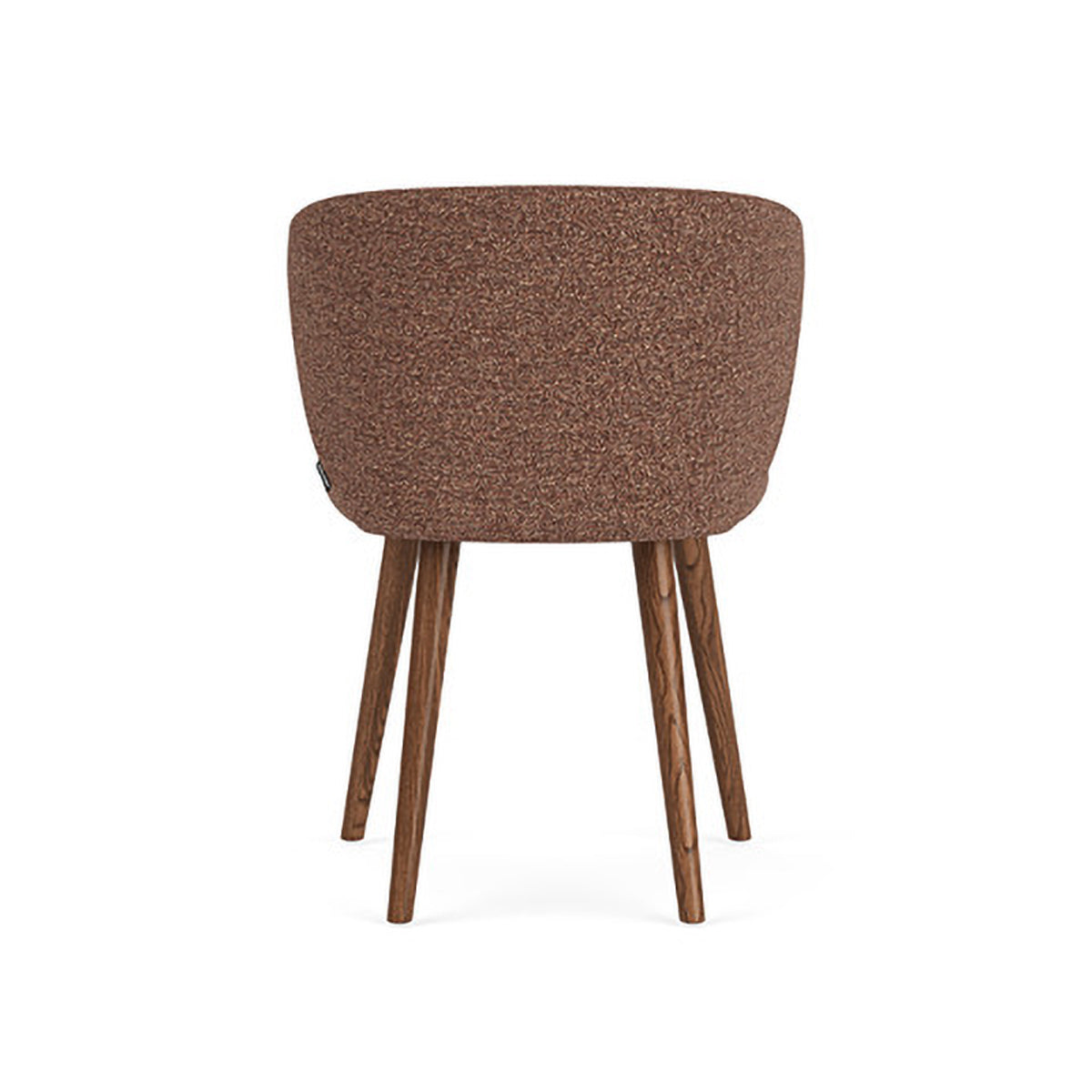 Ellie Boucle Dining Chair - Modern Upholstered Accent Chair for Kitchen, Dining Room, or Office - Soft Textured Fabric & Sturdy Wooden Legs - Perfect for Home Decor & Entertaining