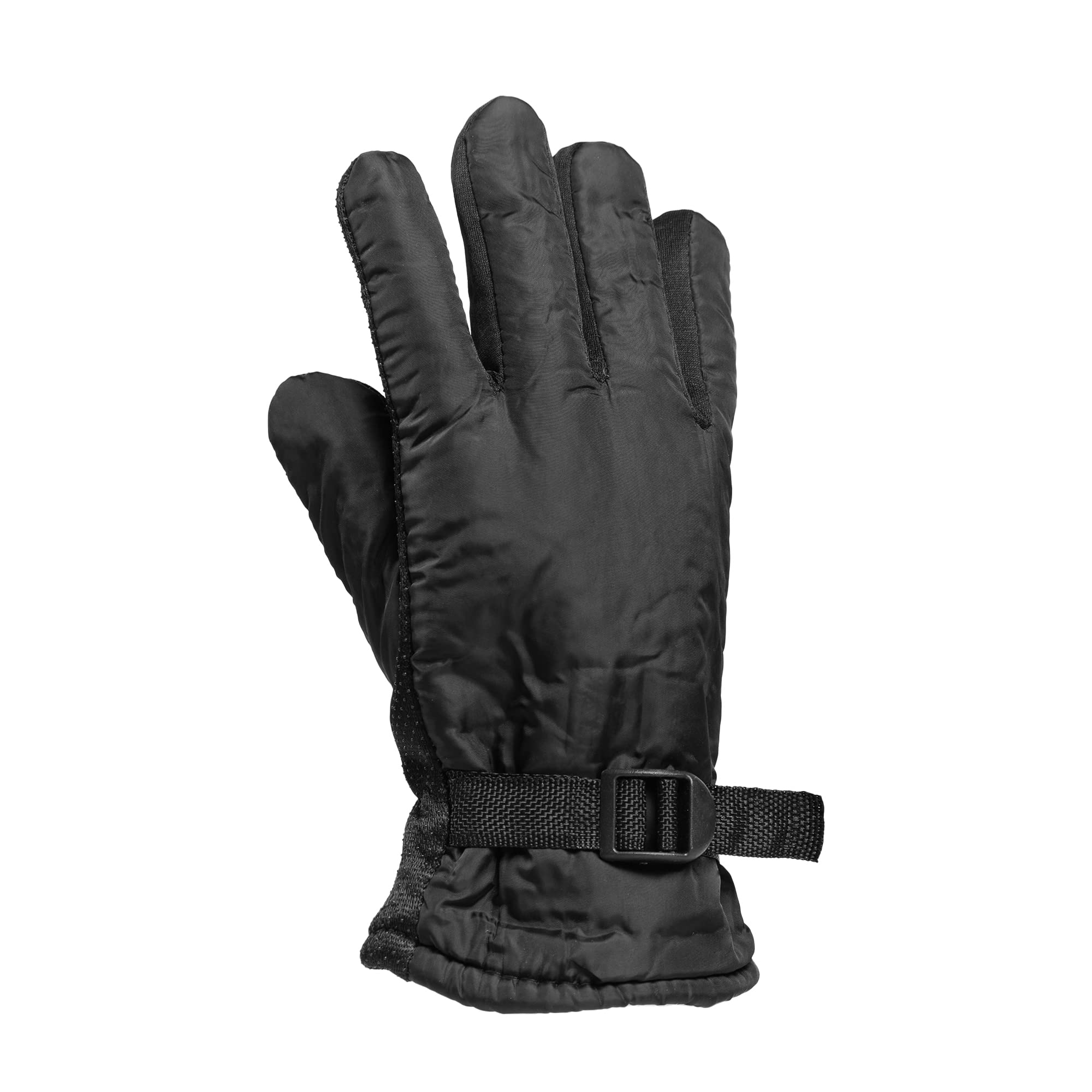 Yacht & Smith Wholesale Bulk Men's Black Winter Ski Gloves - Cold Resistant Thermal Gloves for Skiing, Snowboarding & Outdoor Activities