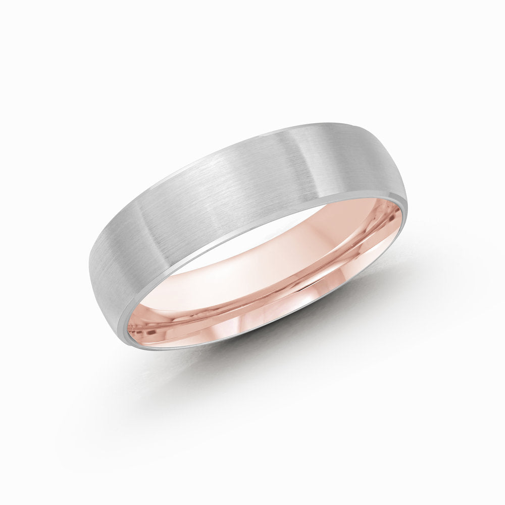 6mm Comfort Fit Brushed Finish Men's Wedding Band Ring - Perfect for Everyday Wear & Special Occasions