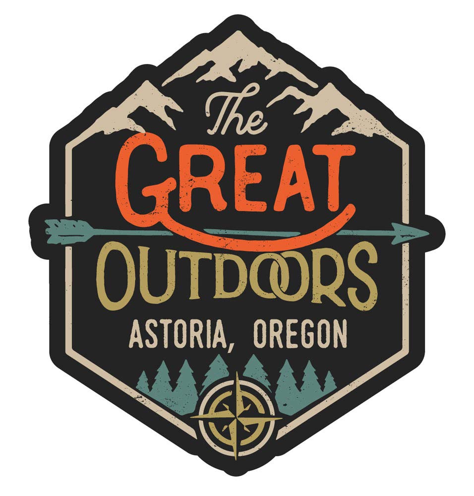 Astoria Oregon The Great Outdoors 4-Inch Fridge Magnet - Collectible Souvenir for Refrigerators, Lockers & Office Decor