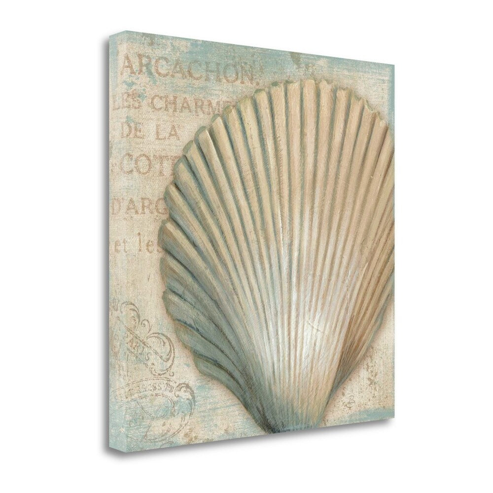 Daphne Brissonnet A La Plage IV Fine Art Giclee Print - Gallery Wrapped Canvas Wall Art - Ready to Hang - Perfect for Living Room, Bedroom & Office Decor