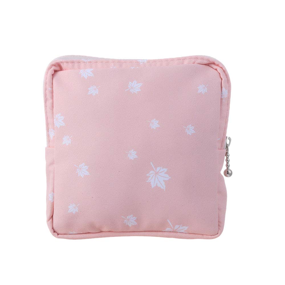 WWYH Waterproof Sanitary Pad Pouch for Women - Reusable Travel Storage Bag for Pads, Headphones, Cosmetics & Credit Cards | Compact Organizer for Gym, Office & Daily Essentials