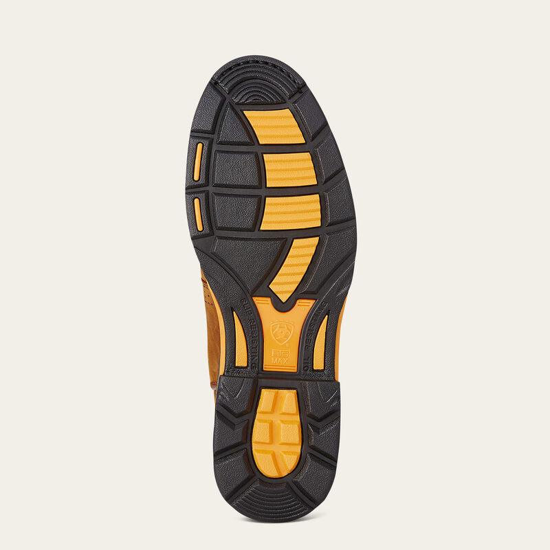 WorkHog Pull-On Work Boots for Men - Comfortable & Durable Aged Bark Leather - Ideal for Construction, Farming & Outdoor Work