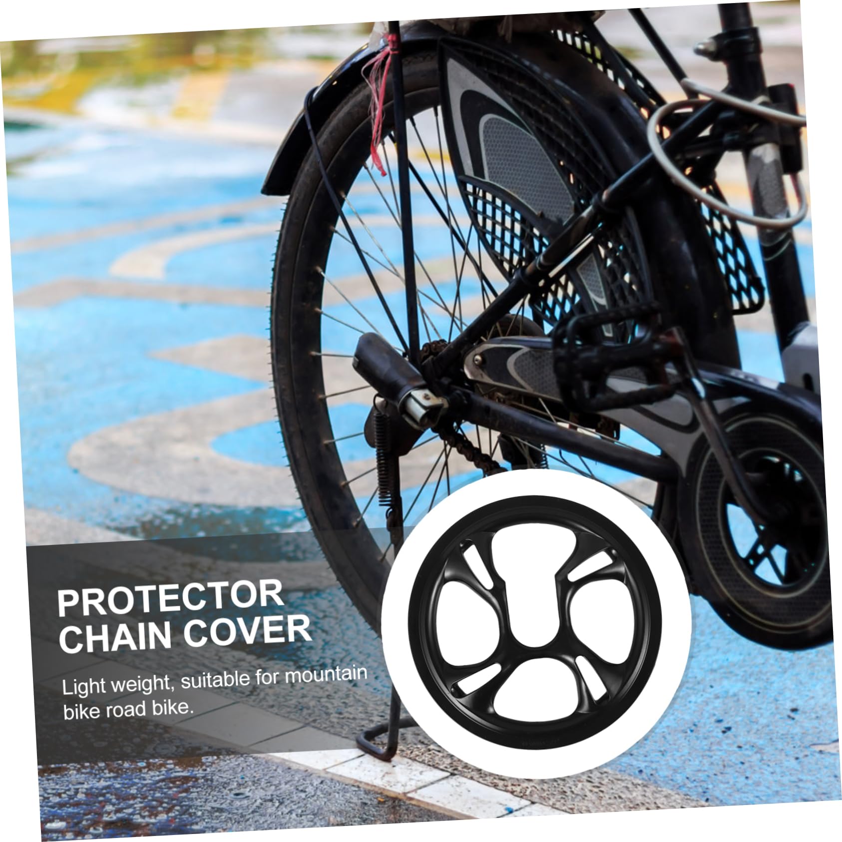 Bicycle Chain Cover - Durable Bike Chain Protector & Chainring Guard for Mountain, Road & Commuter Bikes - Perfect for Cycling, Commuting & Outdoor Adventures