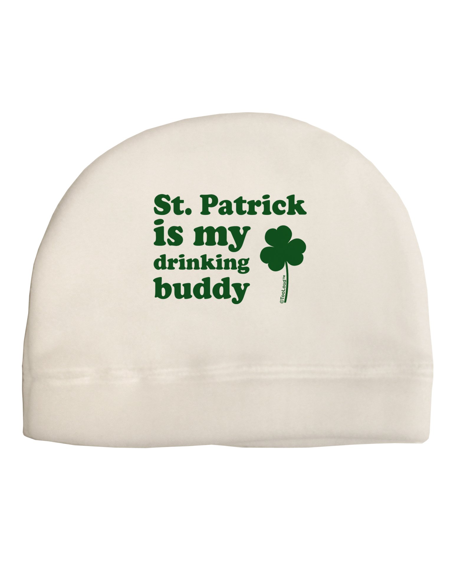 TooLoud St. Patrick's Day Fleece Beanie Hat for Adults - Funny Drinking Buddy Design - Perfect for Winter, Parties & Irish Celebrations