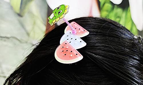 ARTBOX 3D Spring Style Hair Clips Set - Cute Girlish Barrettes for Toddler & Kids (2PC Random Designs) | Perfect for School, Parties & Daily Hair Accessories