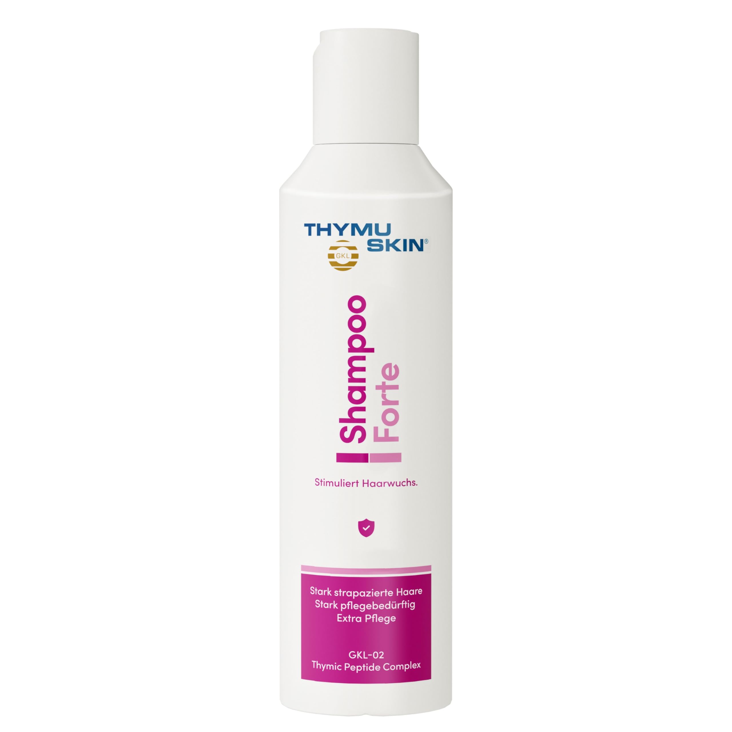 Thymuskin Forte Shampoo for Hair Loss Treatment - Advanced Thinning Hair Solution for Men & Women - Step 1 Hair Care (200ml) - Promotes Thicker, Healthier Hair for Daily Use at Home