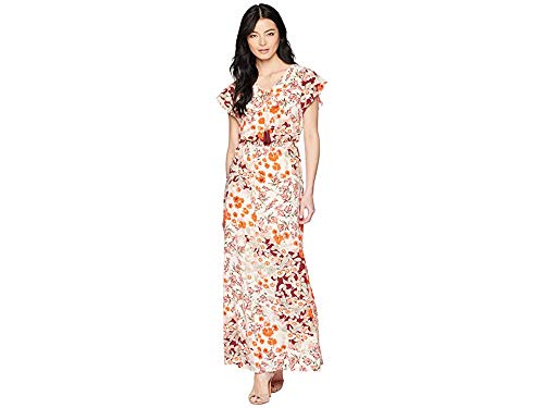 Adrianna Papell Women's Petite Cap Sleeve Maxi Dress - Elegant Formal Gown for Weddings, Parties & Special Occasions