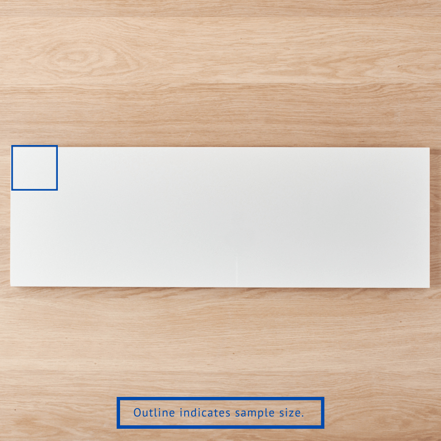 Brushgrove Matte White Paint Sample - Premium Quality Paint Swatch for Walls & Furniture - Perfect for Home Decor, DIY Projects & Interior Design
