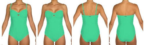 Swim Systems Women's Bandeau Bikini Top - Comfortable & Stylish Swimwear for Beach, Pool & Summer Vacations