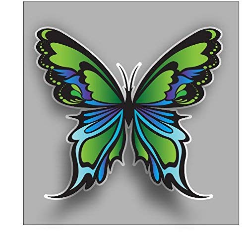 Beautiful Butterfly Car Stickers - Waterproof Vinyl Decals for Car Body, Bumper, Door & Window - 5