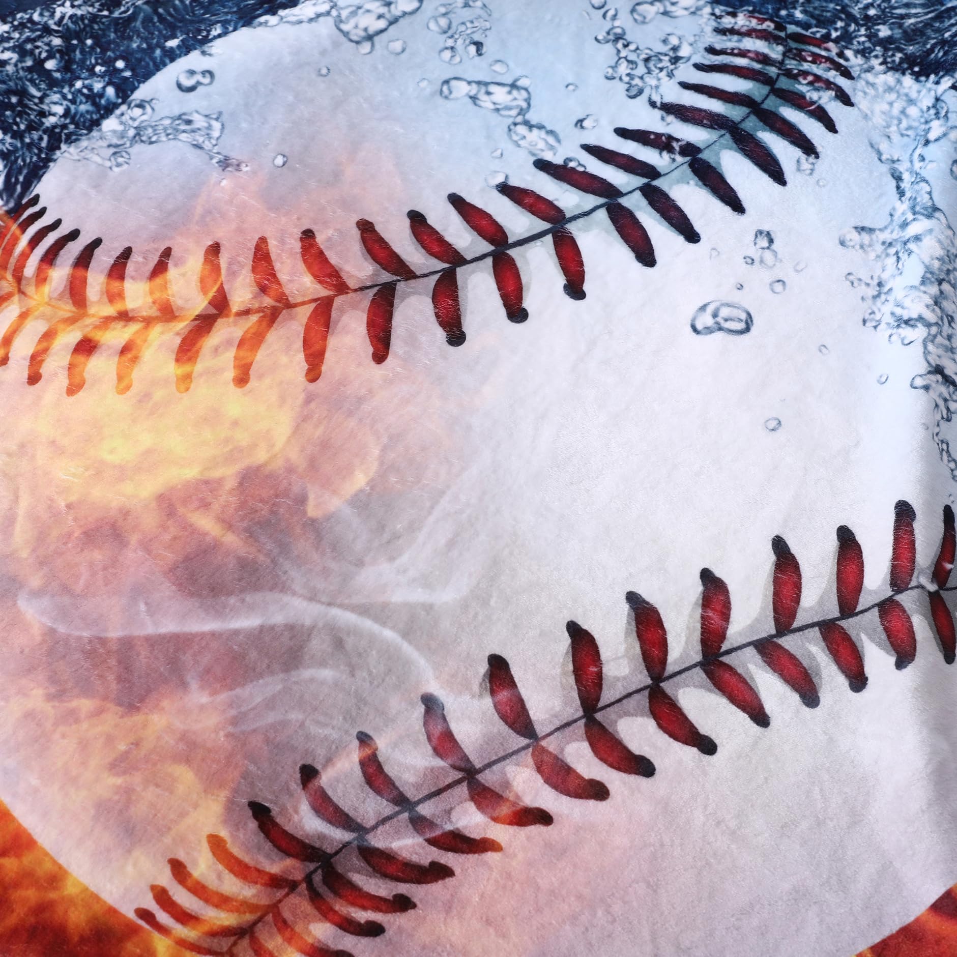 Premium Sviuse Baseball Fleece Throw Blanket - 50x60 Inch Soft Sports Blanket for Baseball Lovers, Perfect Gift for Boys & Adults - Great for Games, Camping & Cozy Home Use