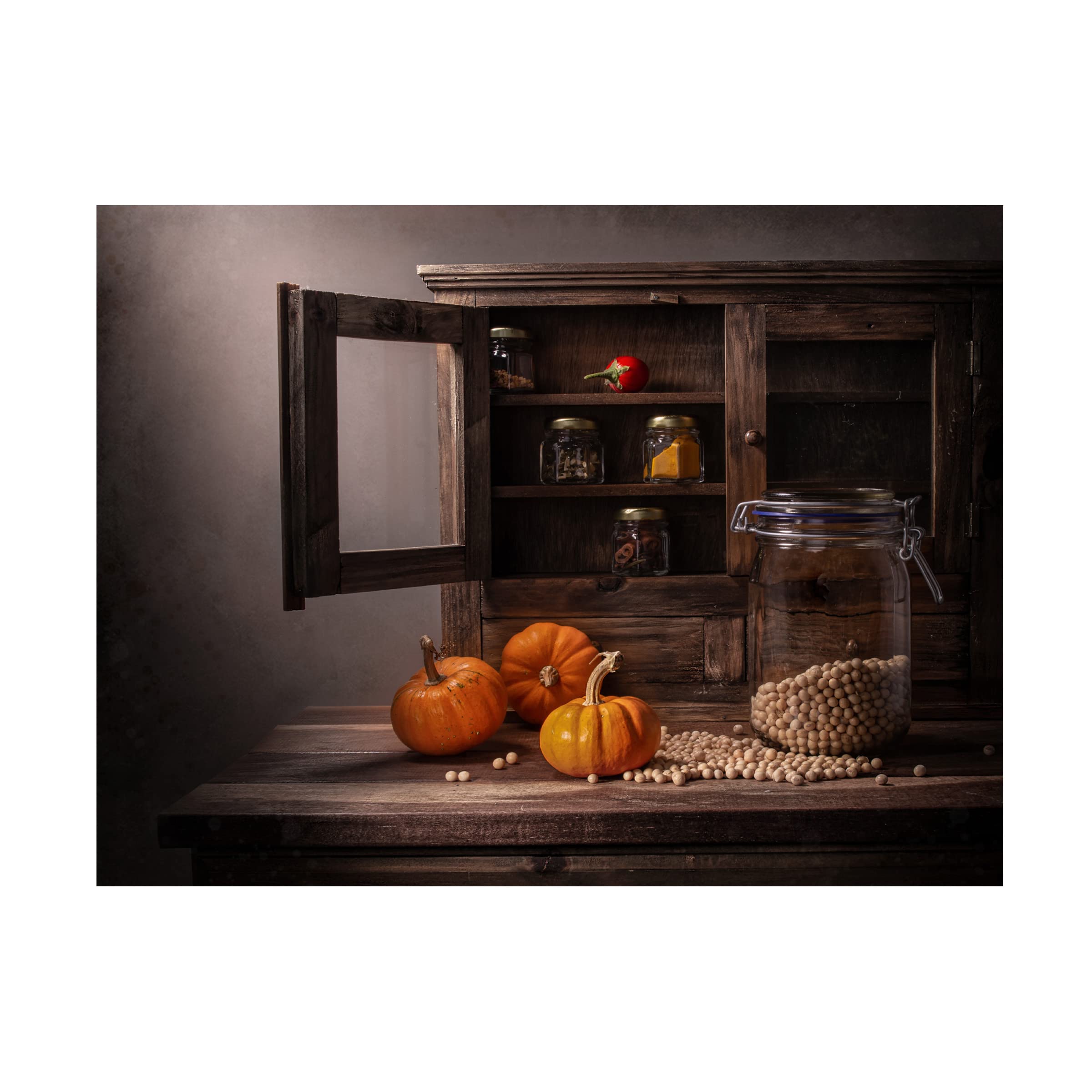 Trademark Fine Art 'A Beam Of Light In The Kitchen' Canvas Wall Art by Margareth Perfoncio - Modern Kitchen Decor for Home & Restaurant