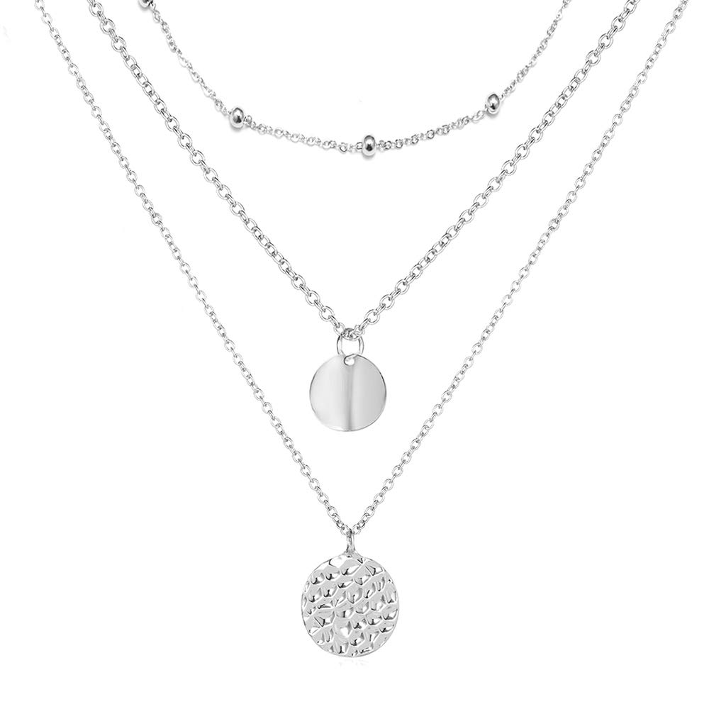 YANCHUN Women's Layered Necklace Set - Dainty Stackable Chain Necklaces with Charms, Trendy Layering Jewelry for Christmas Gifts & Stocking Stuffers | Perfect for Everyday Wear, Date Nights & Special Occasions