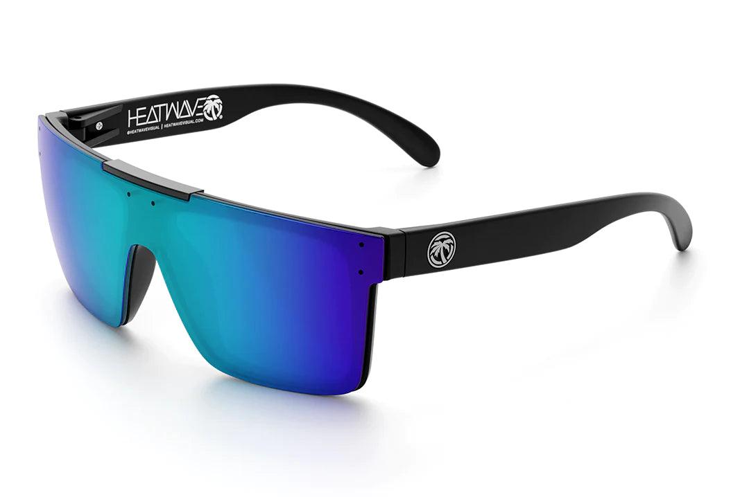 Quatro Sunglasses for Men & Women - Galaxy Blue Polarized UV Protection - Perfect for Outdoor Sports, Driving & Beach Vacations