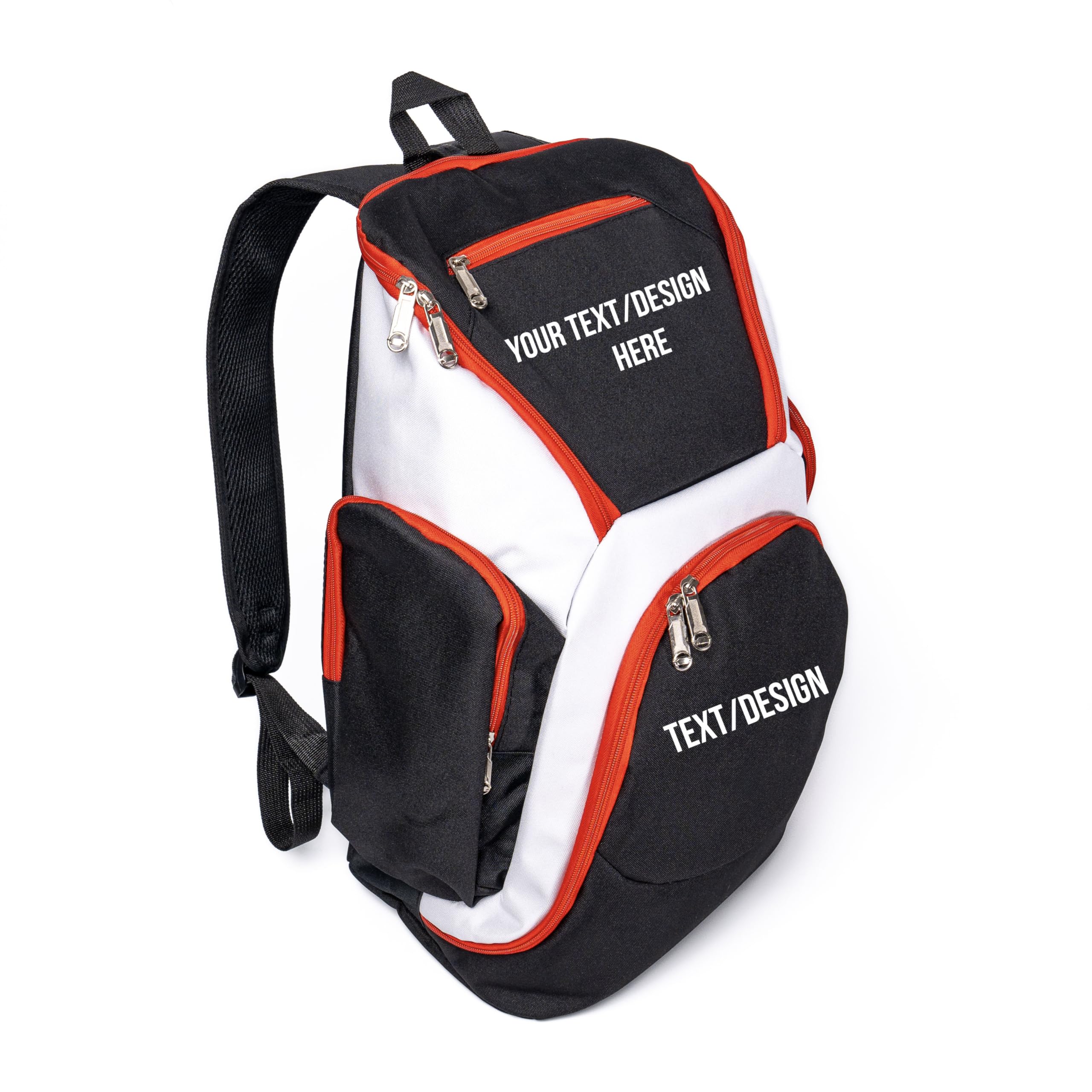 Custom Sports Backpack for Basketball, Volleyball & Soccer - Durable Gym Bag with Personalization Option - Perfect for Training, Travel & School Use