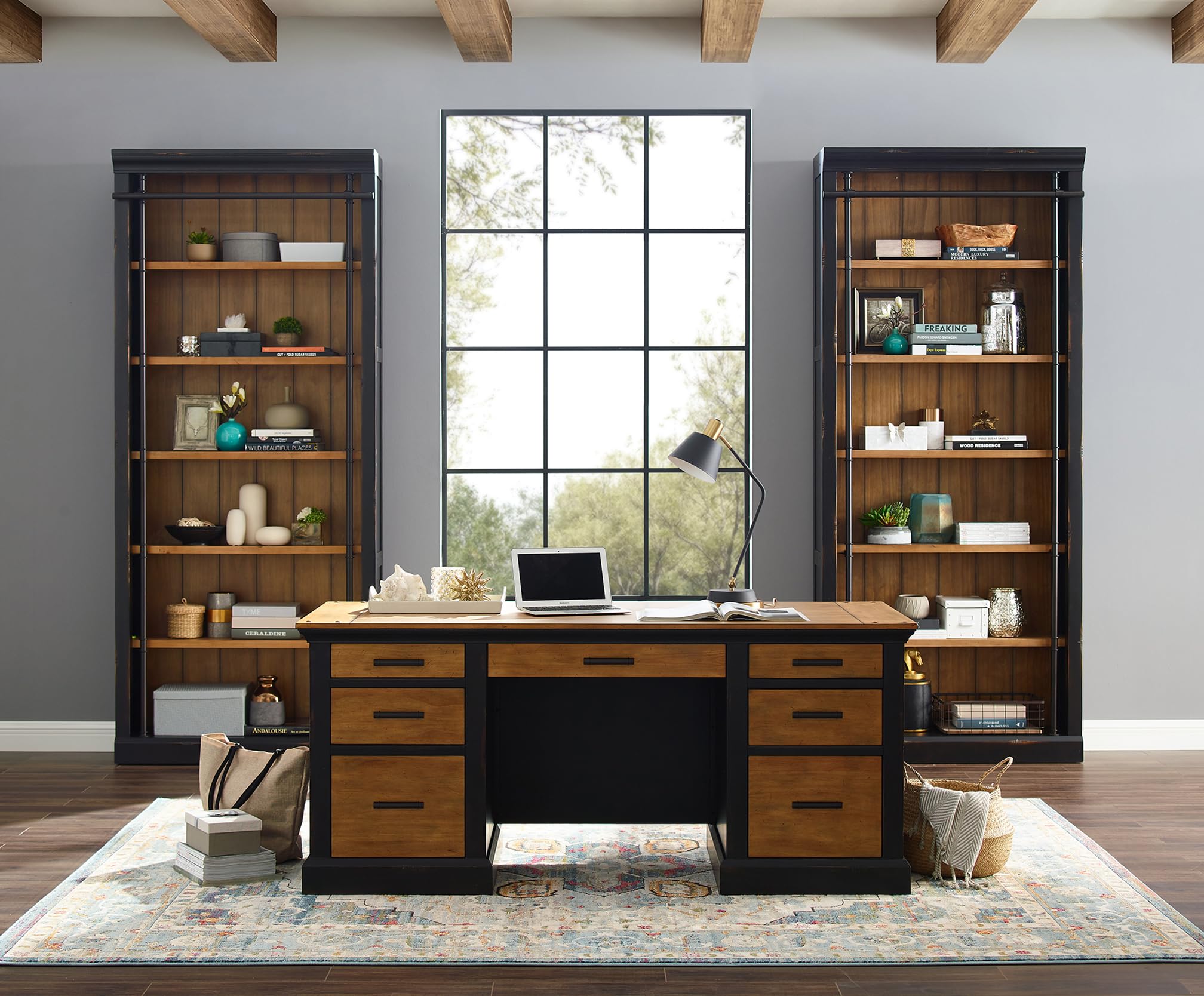 Martin Furniture Double Pedestal Desk - 60