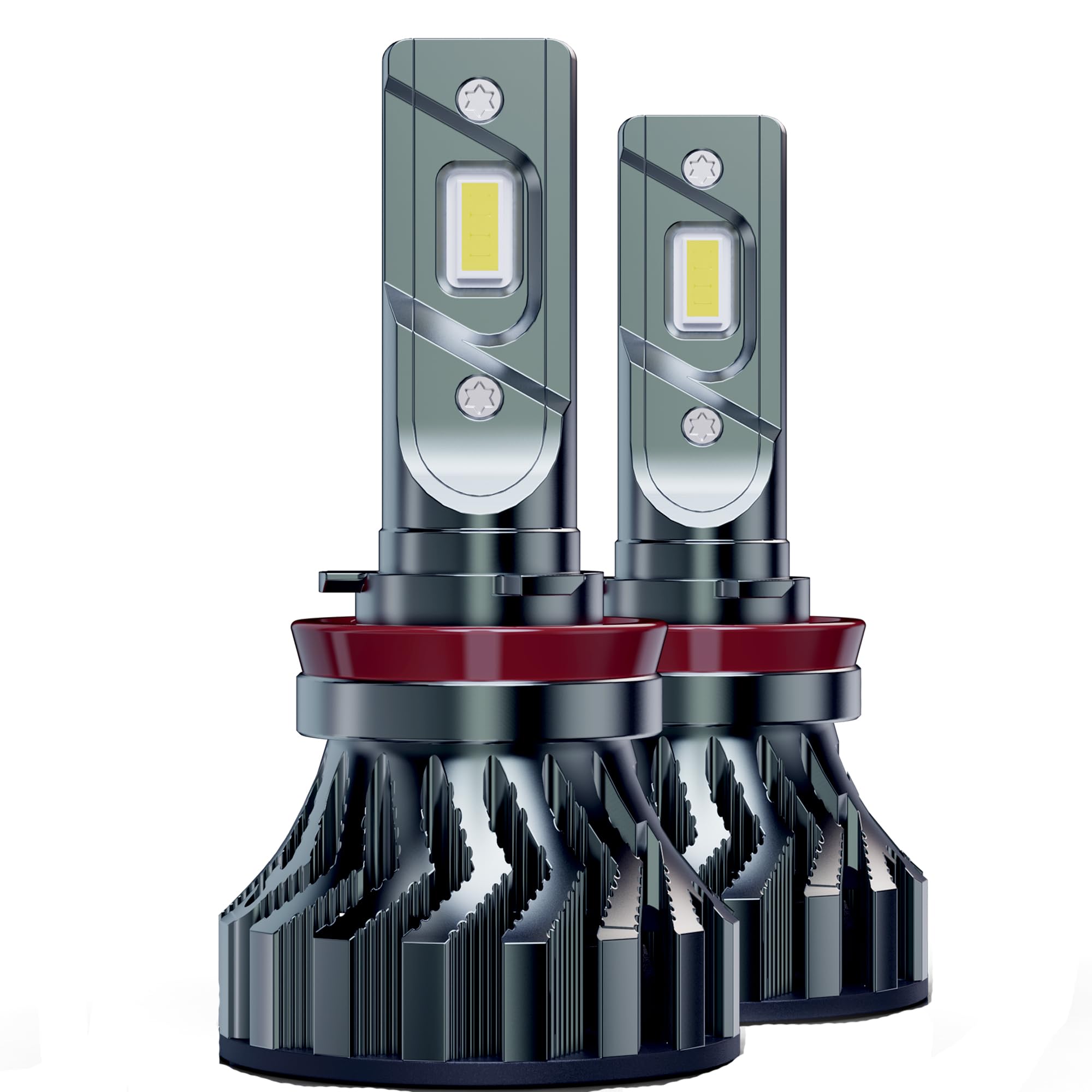 High-Performance Cougar Motor Fog Light Bulbs 6500K - Small Size Powersports Off-Road LED Bulbs for ATV & UTV (Pack of 2) - Perfect for Night Riding, Off-Road Adventures & Extreme Weather Conditions