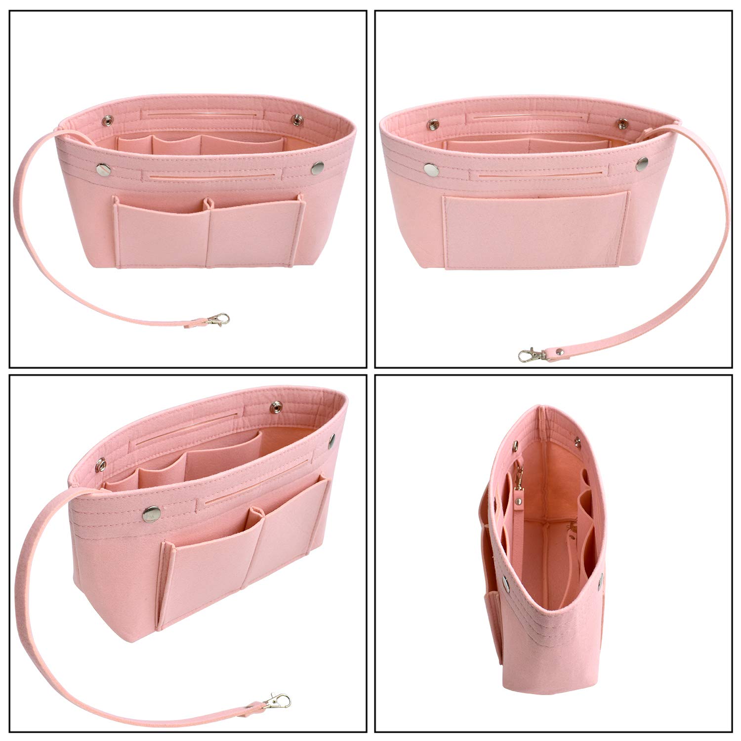 VANCORE Felt Insert Handbag Organizer - Purse Organizer for Travel & Everyday Use - Perfect for Tote Bags, Shoulder Bags & Carry-On Luggage
