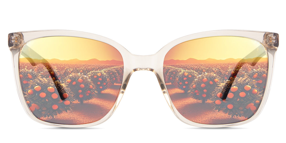Elona Women's Prescription Tinted Glasses - Stylish & UV Protection for Reading, Driving & Outdoor Activities