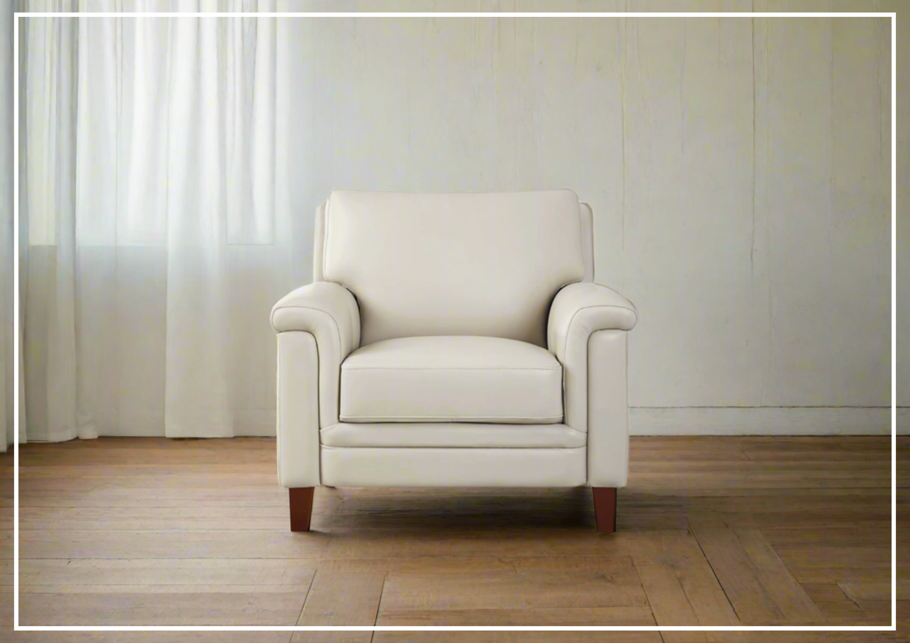 Premium Hydeline Westcott Top Grain Leather Arm Chair - Luxurious Office & Living Room Seating for Home & Workspace
