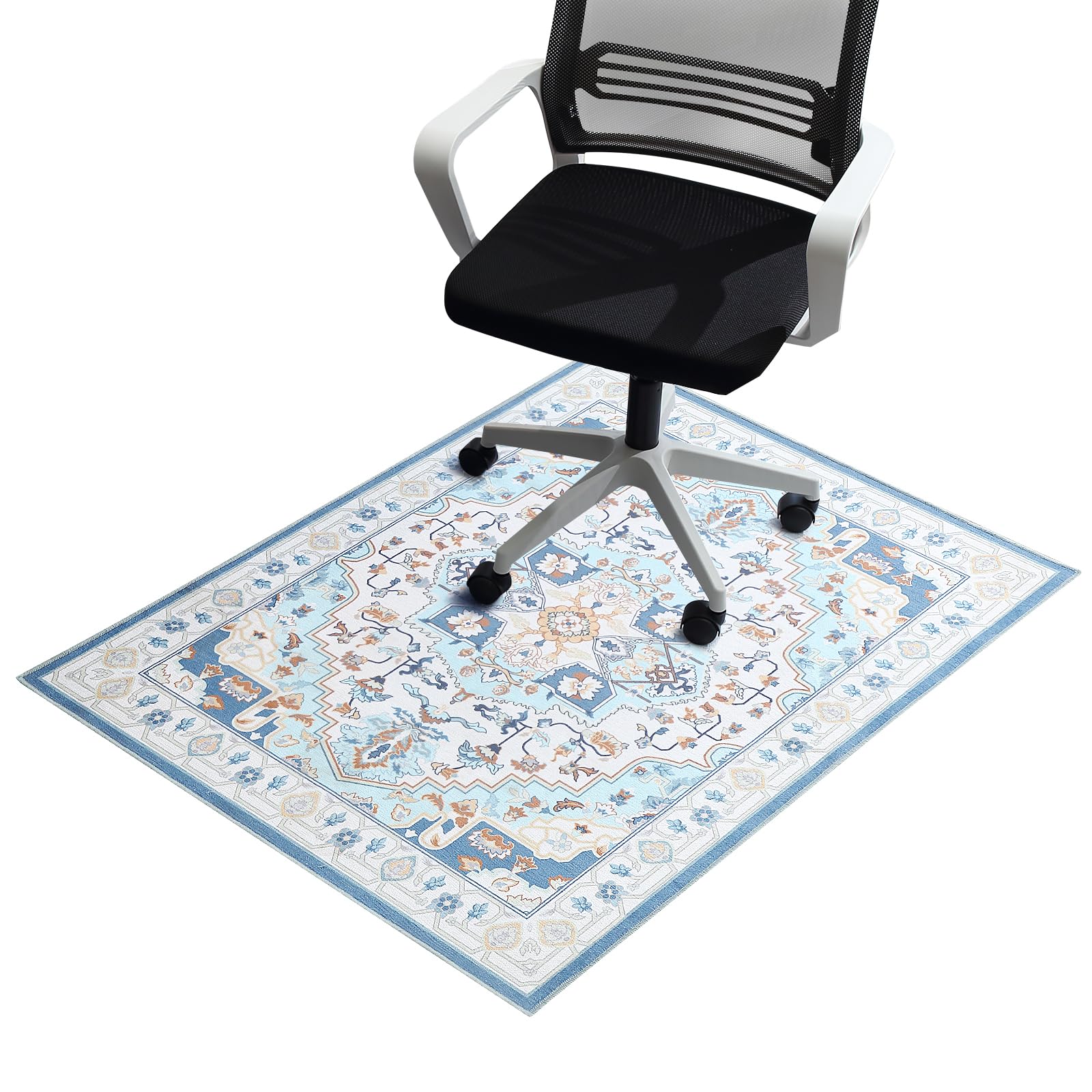36'' x 48'' Non-Slip Office Chair Mat for Hardwood Floors - Modern Desk Chair Protector with Easy Glide & Cleaning | Perfect for Home Office, Workstation & Computer Desk