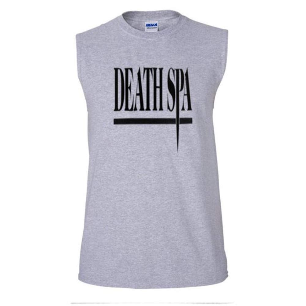 Vintage 80s Horror Movie T-Shirt - Merch Massacre Death Spa Slasher Killer Unisex Sleeveless Tank Top | Perfect for Halloween Costumes, Horror Conventions & Retro Fashion
