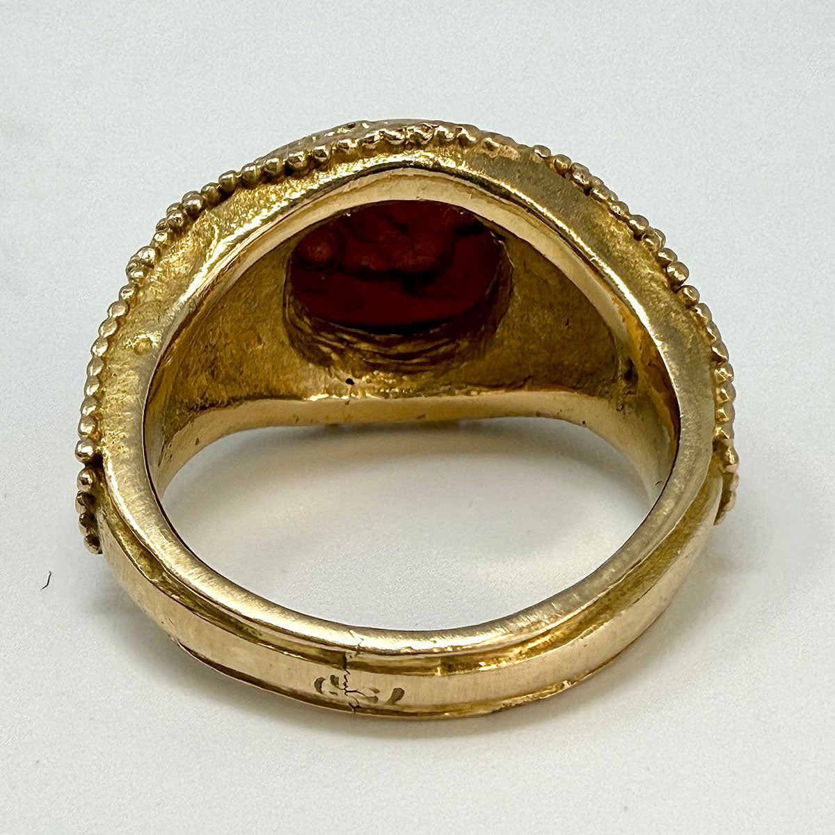 Elegant Intaglio Ring for Women - Vintage Carved Gemstone Jewelry - Perfect for Weddings, Parties & Special Occasions