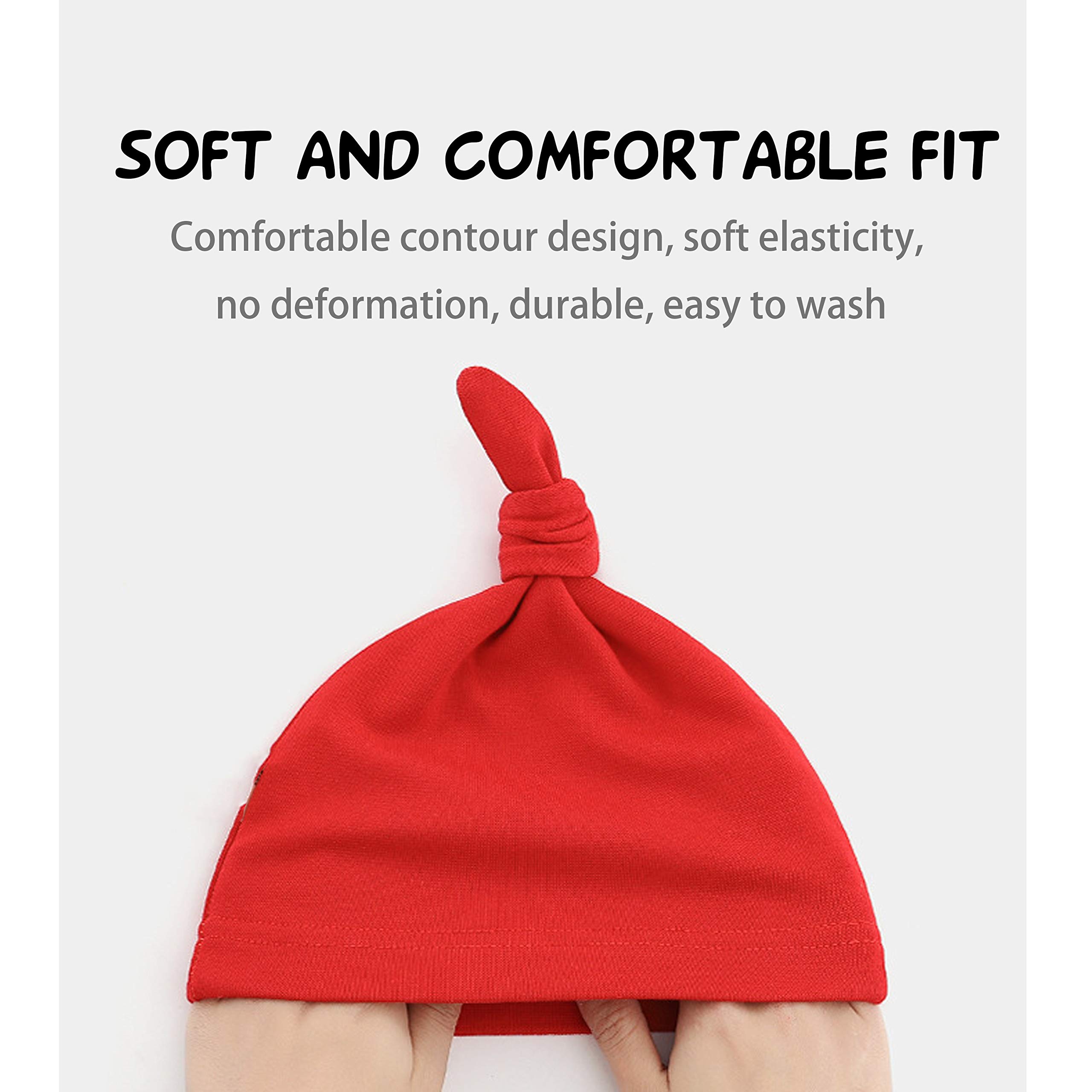 YSCULBUTOL Baby Twins Newborn Hats - Soft Cotton Sleep Caps for Baby A & Baby B, Toddler Boys & Girls (0-24 Months) - Perfect for Nursery, Photography & Outdoor Protection