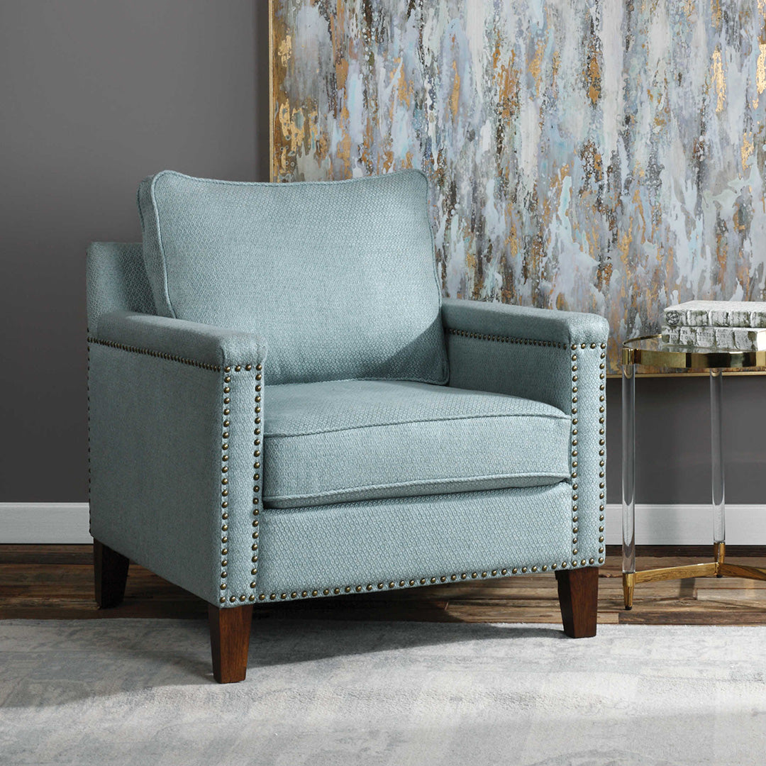 Huntington Chair - Premium Comfortable Upholstered Accent Chair for Living Room, Bedroom, or Office - Perfect for Relaxing, Reading, and Home Decor