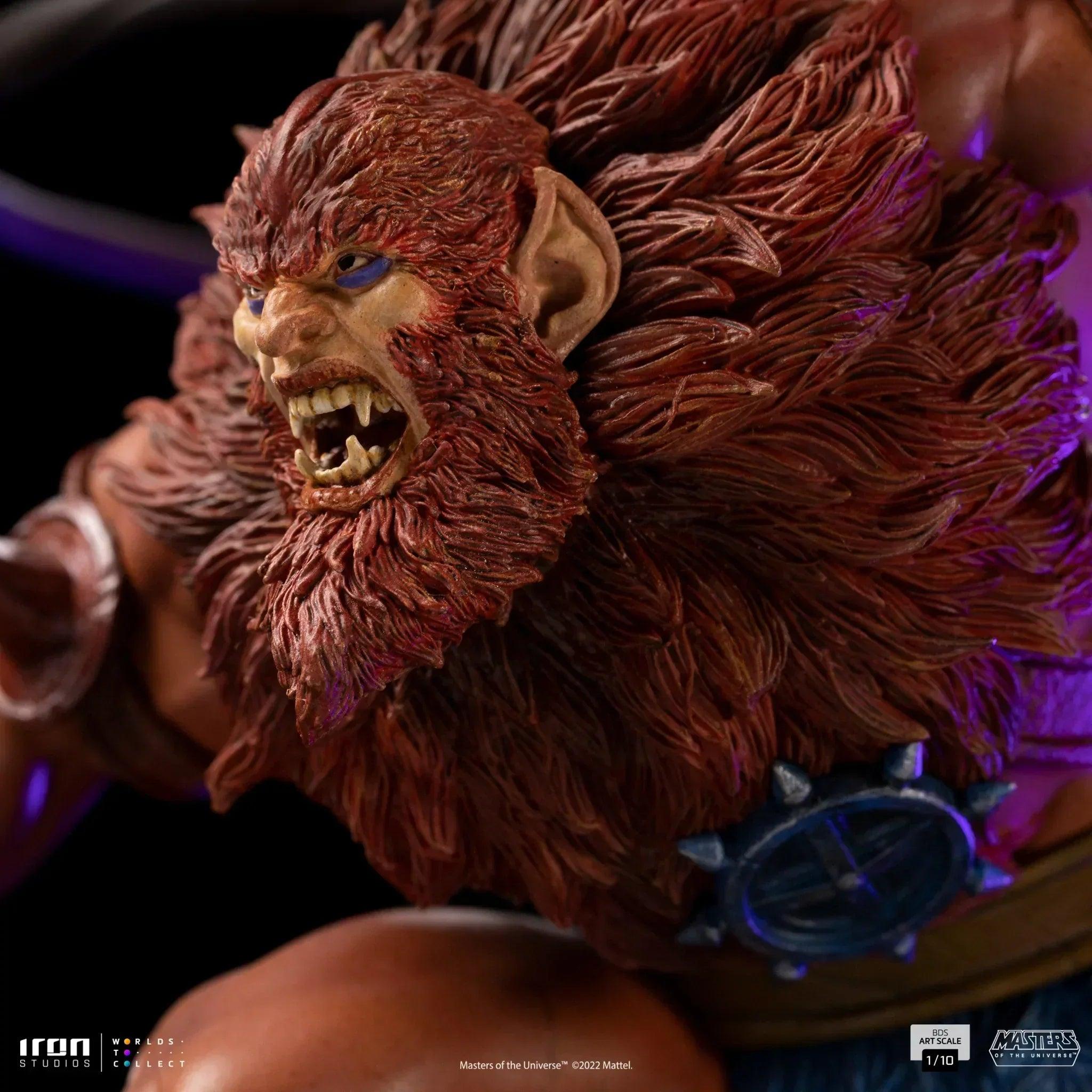 Iron Studios Masters of the Universe Beast Man BDS Art Scale 1/10 Statue - Collectible Action Figure for Display & Home Decor