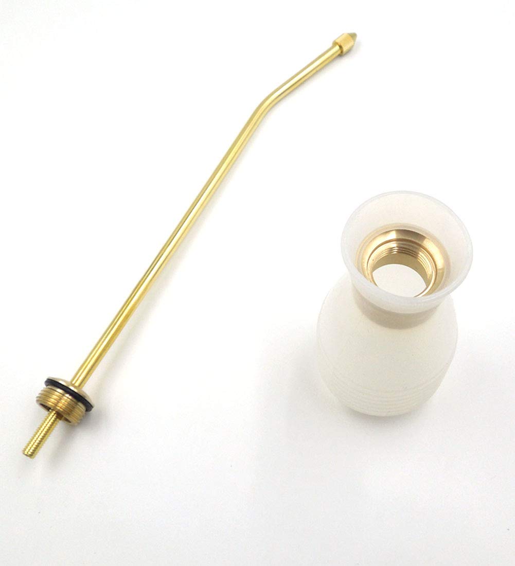 Organic Gardening Bulb Duster with Long Copper Tube - Powder Duster Sprayer for Plants, Flowers & Vegetables | Garden Powder Applicator Dispenser for Pest Control & Agricultural Supplies | Perfect for Home Gardens, Greenhouses & Farm Use