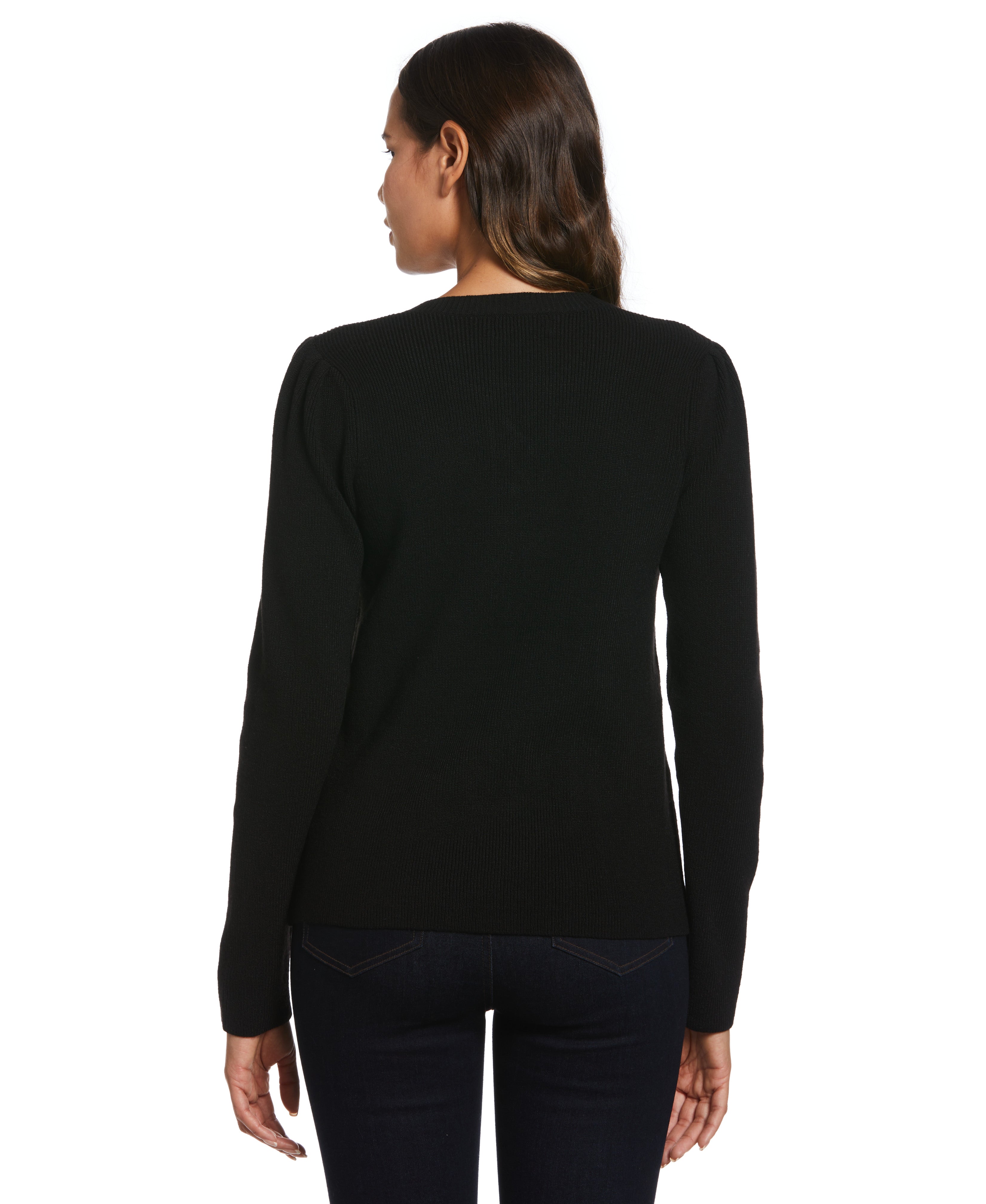 Front Lace Up Sweater for Women - Stylish Knit Pullover with Lace Detail - Perfect for Casual Outfits, Date Nights & Fall Layering
