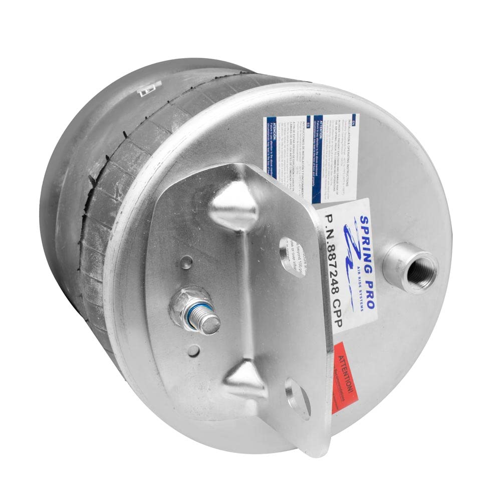 Spring Pro 887248 Air Spring - Direct Replacement for SAF Holland 90557248 & Firestone W01-358-9587 - Heavy Duty Suspension Part for Trailers, RVs, and Commercial Trucks