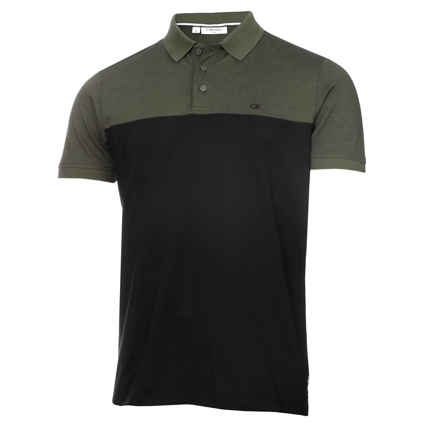 Calvin Klein Men's Color Block Golf Polo - Lightweight & Stylish for Golf & Casual Wear