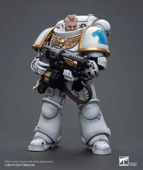 JOYTOY Warhammer 40k Space Marines White Consuls Intercessors Action Figures - 6.5