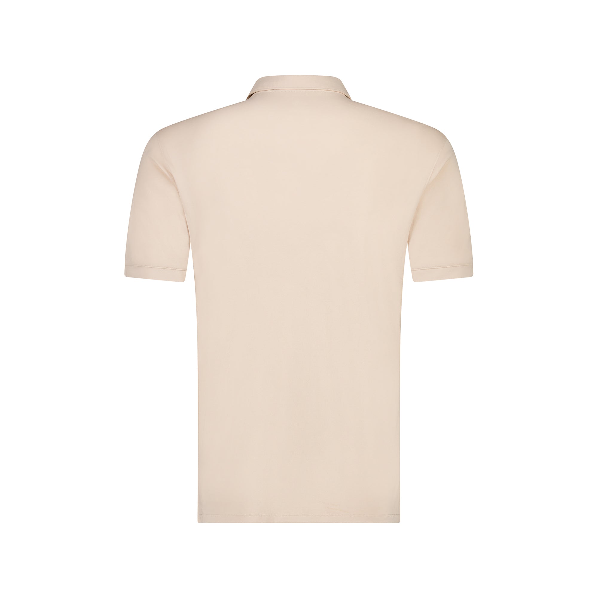 FRADI Men's Casual Short Sleeve Polo Shirt - Soft Cotton Breathable Slim Fit T-Shirt for Golf, Work & Everyday Wear | Beige
