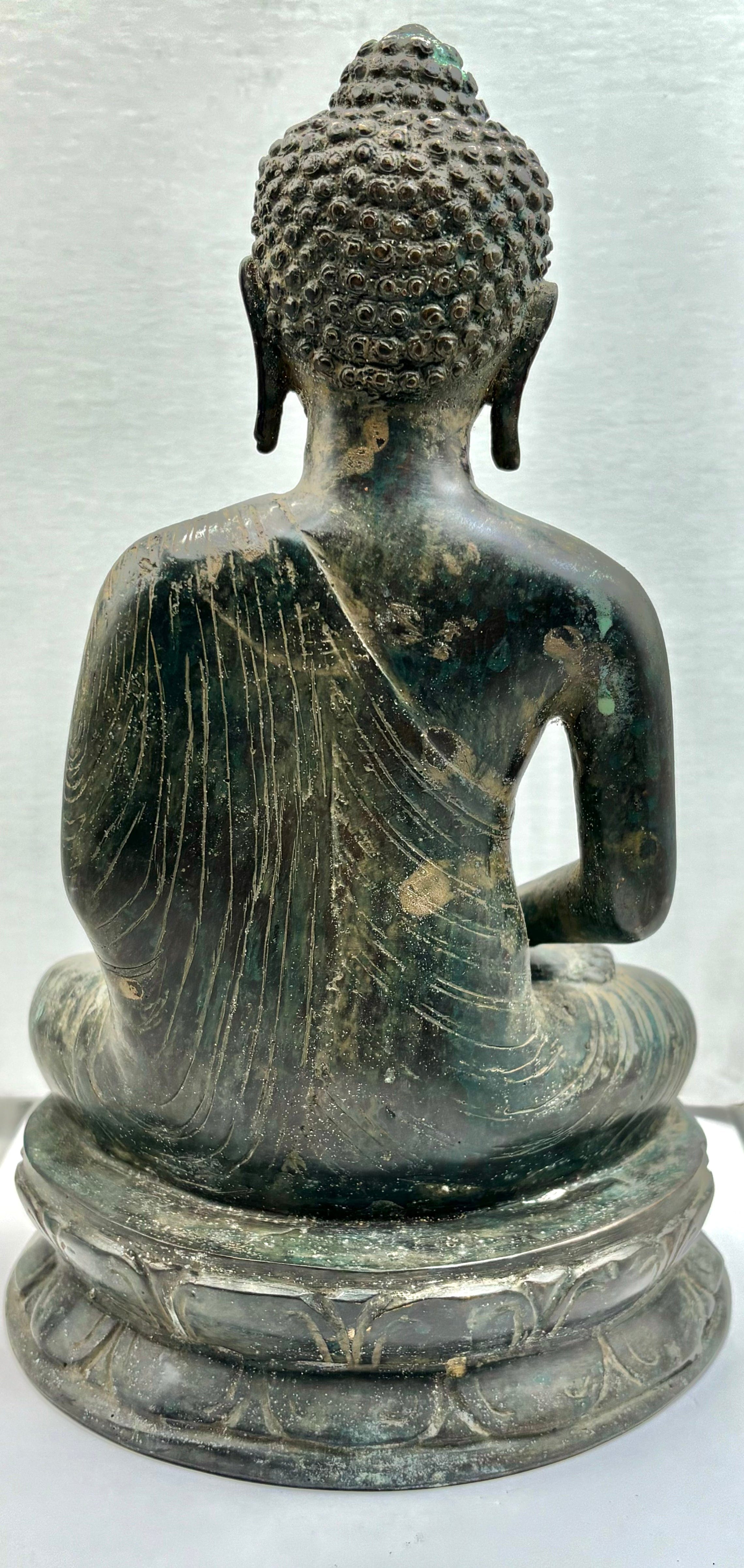 Handmade Bronze Buddha Statue for Meditation - Zen Decor, Yoga Room, Home Altar & Spiritual Gift