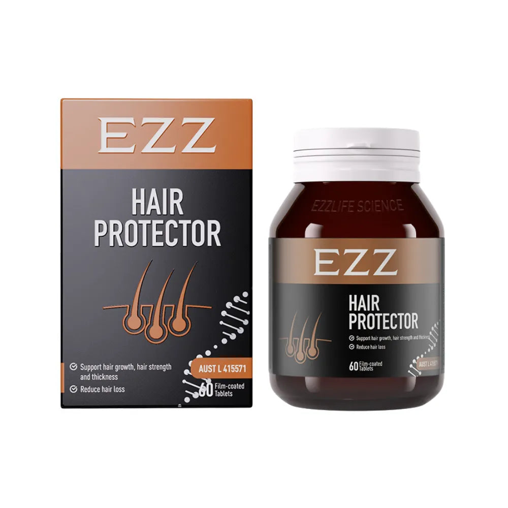 EZZ Hair Protector - Heat Protectant Spray for Damaged Hair, Frizz Control & Shine Enhancer | Safe for Color-Treated Hair | Perfect for Blow Drying, Straightening & Styling