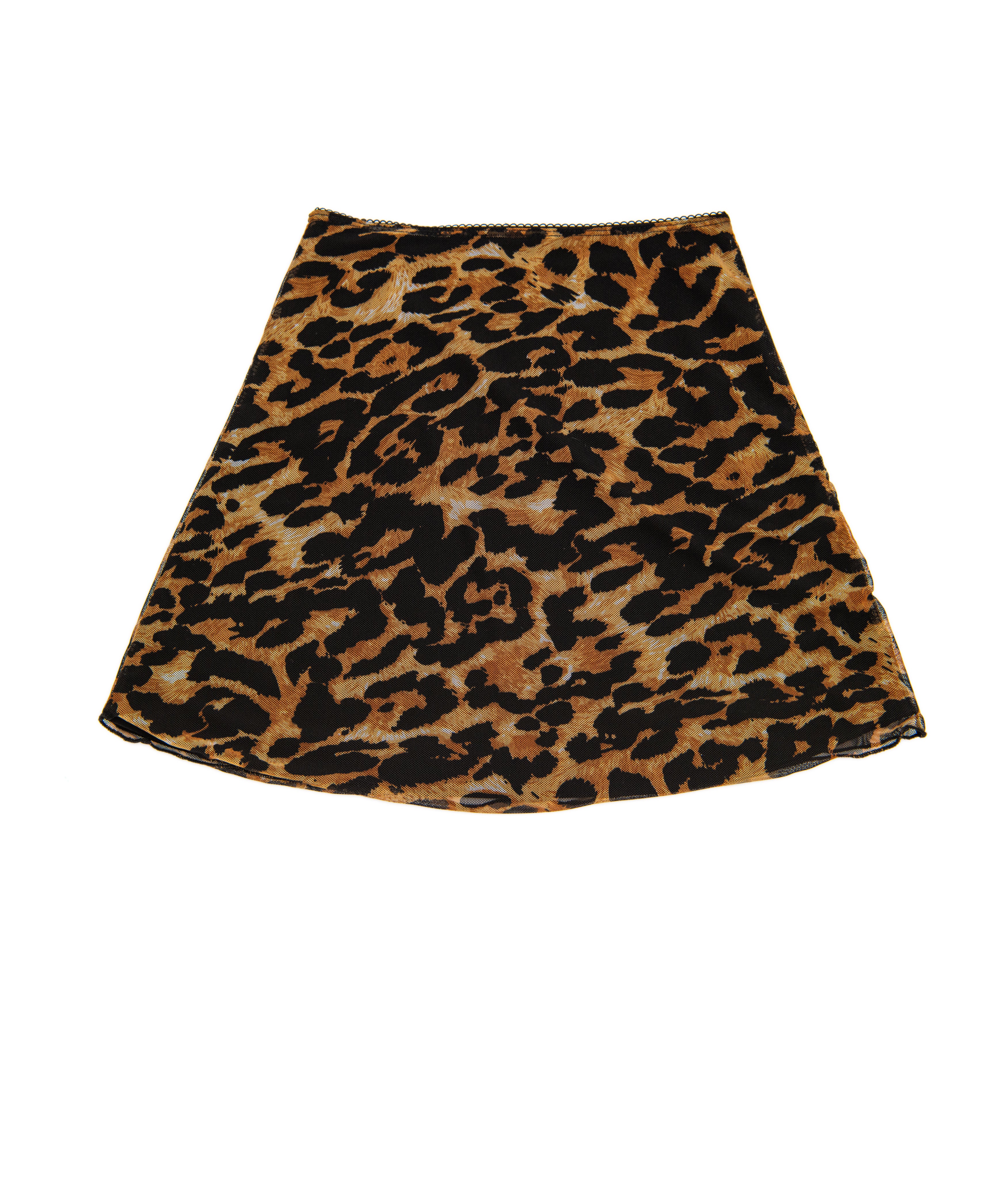 Cheryl Creations Juniors Gigi Mesh Bow Skirt Leopard Print - Trendy Party Outfit for Teens, Dance Costume, Fashion Skirt for Girls
