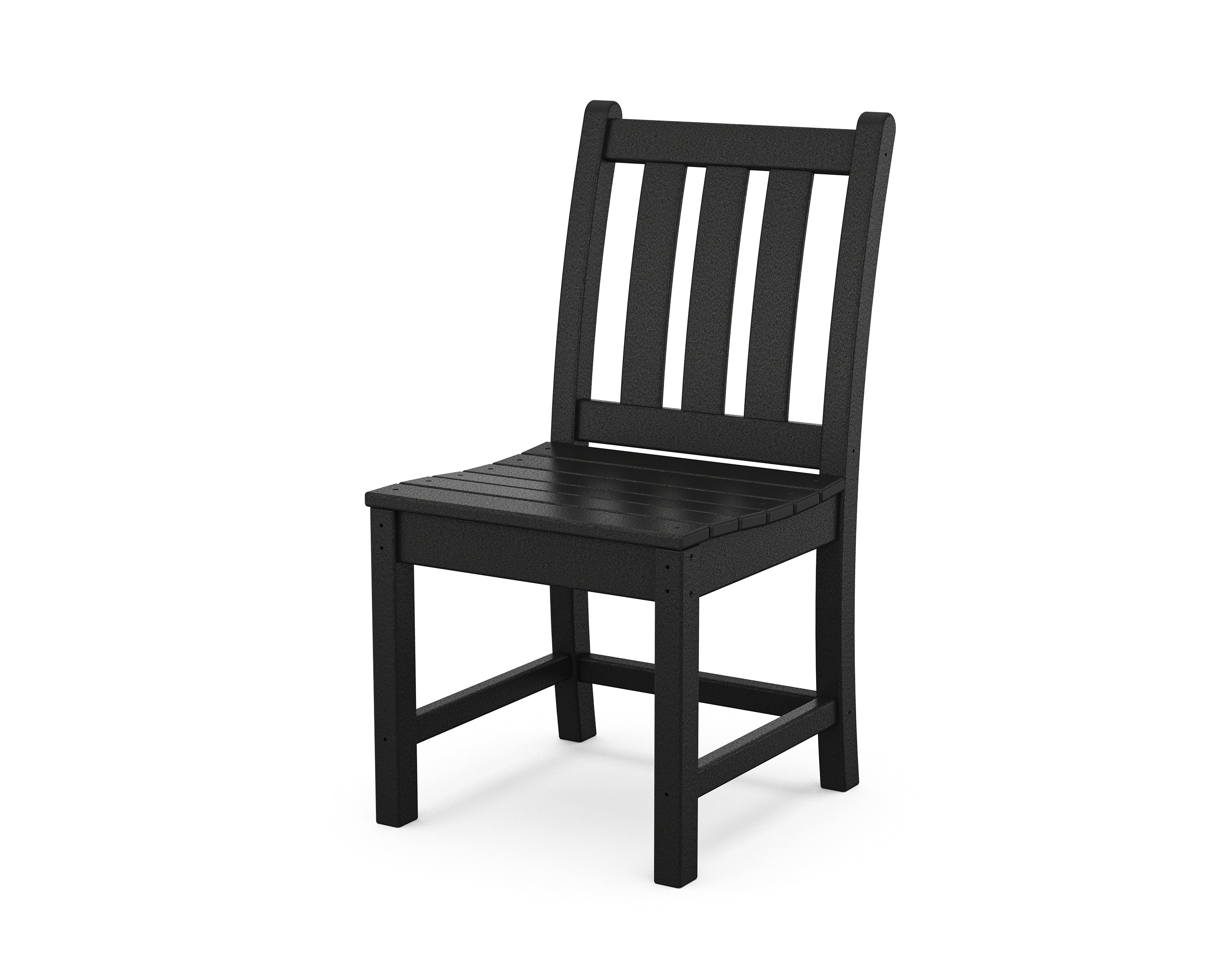 POLYWOOD Traditional Outdoor Garden Dining Side Chair - Weather-Resistant, Durable & Comfortable for Patio, Deck, and Backyard Dining