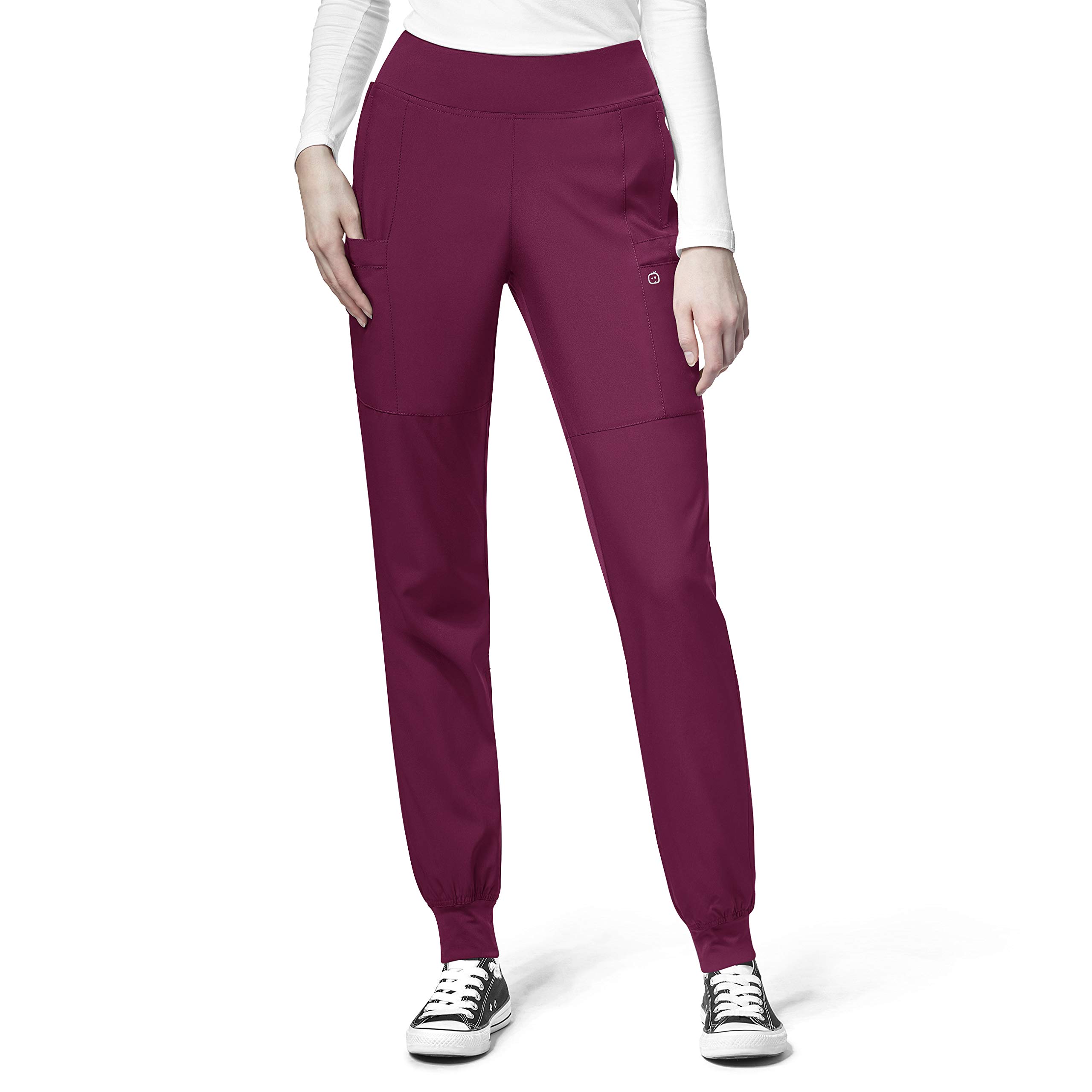 WonderWink Women's 5555 Comfort Waist Cargo Jogger Scrub Pant - Soft Stretch Medical Pants for Nurses, Doctors & Healthcare Workers - Perfect for Hospital Shifts & Clinical Work