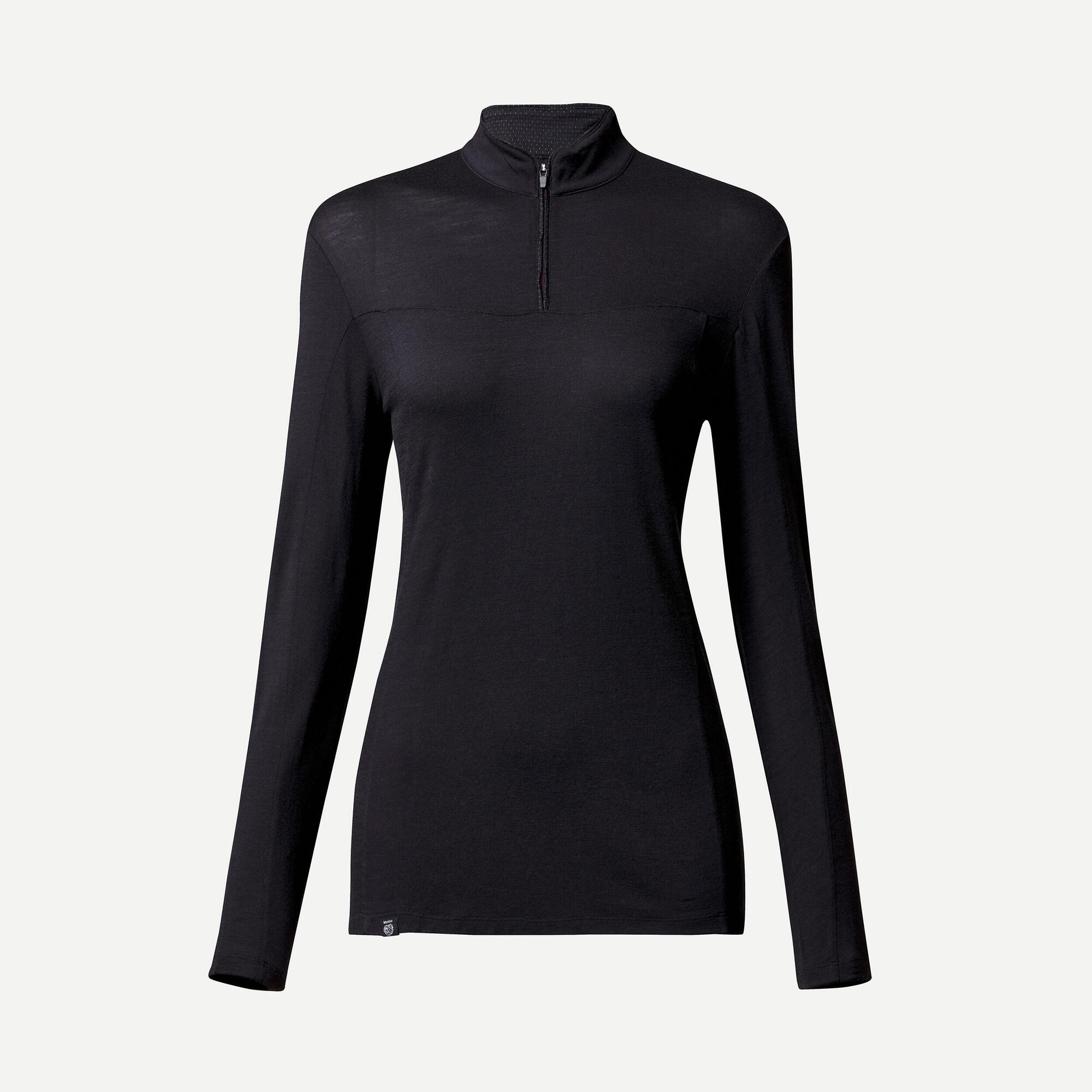 Simond Women's MT500 Merino Wool Long Sleeve Zip Neck Thermal Shirt - Perfect for Hiking, Skiing & Winter Outdoor Activities