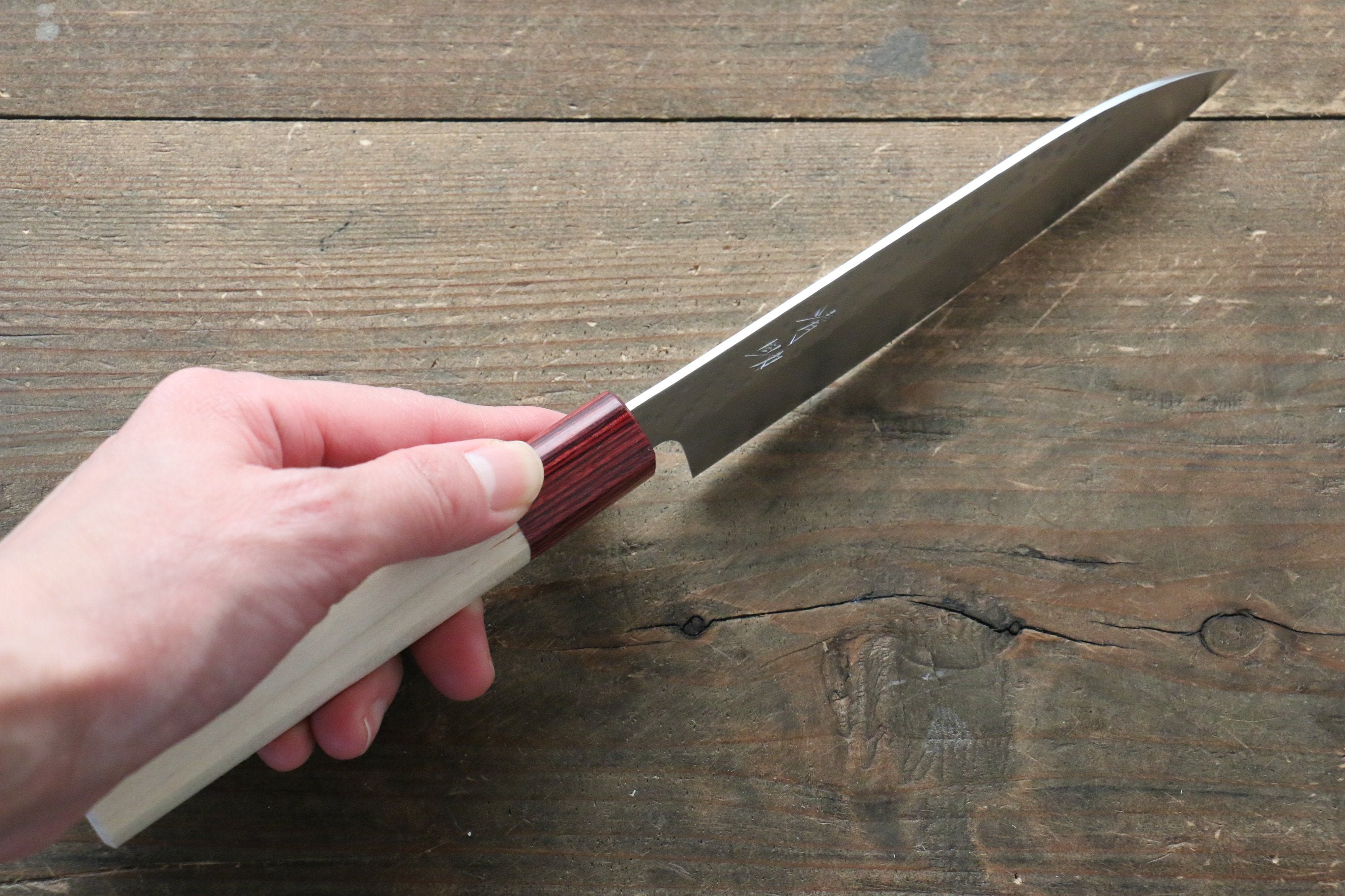 Premium Seisuke VG10 16-Layer Hammered Damascus Petty Knife 135mm - Magnolia Wood Handle - Japanese Kitchen Utility Knife for Slicing, Peeling & Precision Cutting - Perfect for Chefs & Home Cooking
