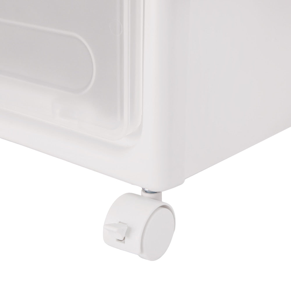 3-Piece White Storage Organizer Box Set - Perfect for Home, Office & Closet Organization