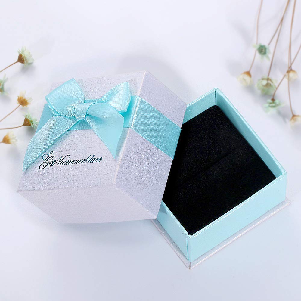 Personalized 5 Birthstone Ring - Custom Engraved Promise Ring, Wedding Band & Engagement Ring for Couples - Mother's Day Gift Jewelry - Perfect for Anniversaries, Valentine's Day & Special Occasions