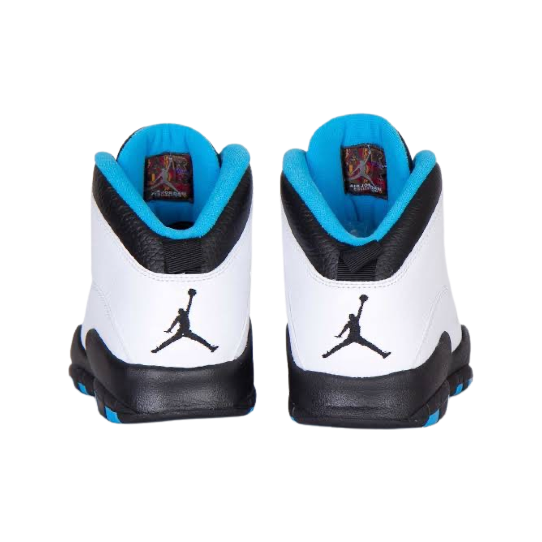 Air Jordan 10 Retro Men's Basketball Shoes - Powder Blue, White & Black Colorway | Perfect for Streetwear, Casual Outfits & Sneaker Collectors